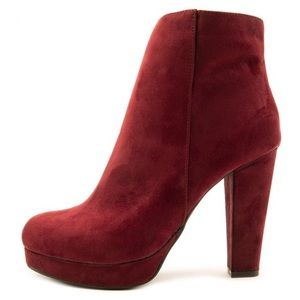 Bamboo Maroon Bootie